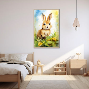 Rabbit Watercolor Painting